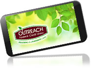 Smart Phone with Outreach FCU App